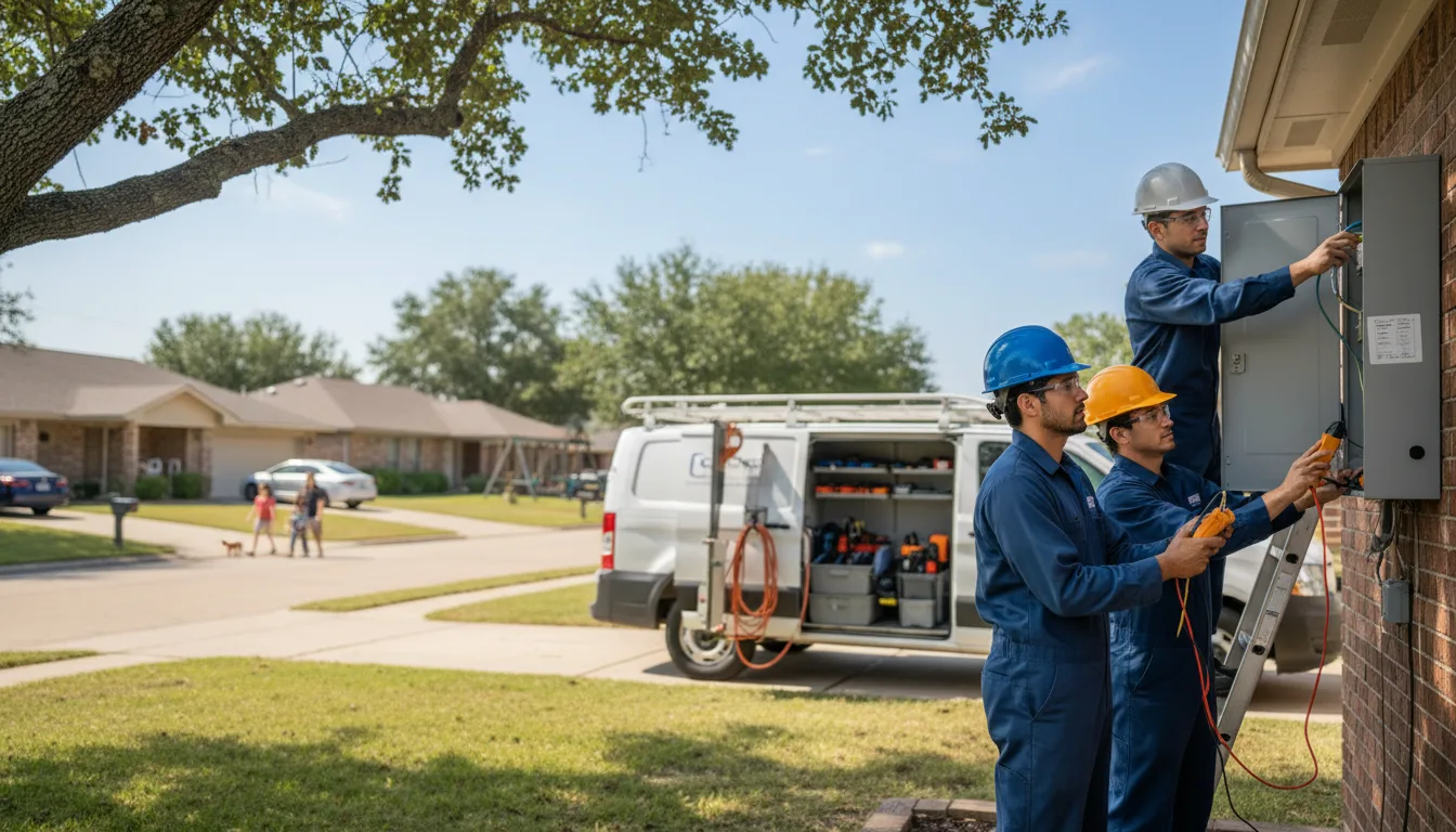 Certified electrician providing emergency electrical services in Bruner, MO